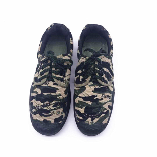 Manufacturers direct Sales Men‘s Low-Top Camouflage Training Shoes Military Training Shoes Non-Slip Wear-Resistant Breathable Shoes Construction Site Liberation Shoes Shoes