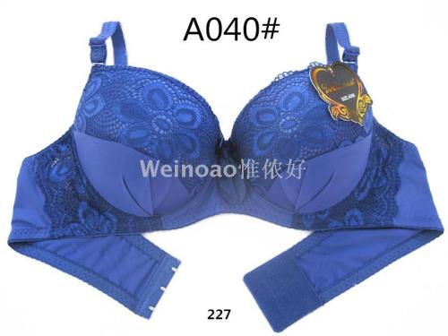 European and American Foreign Trade Thick Cup Gathering Bra Sexy Lace Lingerie Female Factory Wholesale Spot