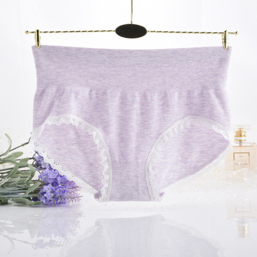new thread cotton underwear women‘s briefs sexy charming pearl lace seamless comfortable breathable girl underwear