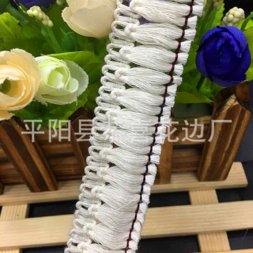 [Factory Direct Sales] Supply Polyester Cotton Fringe Tassel Lace/Supply 3.0cm Fringe Tassel
