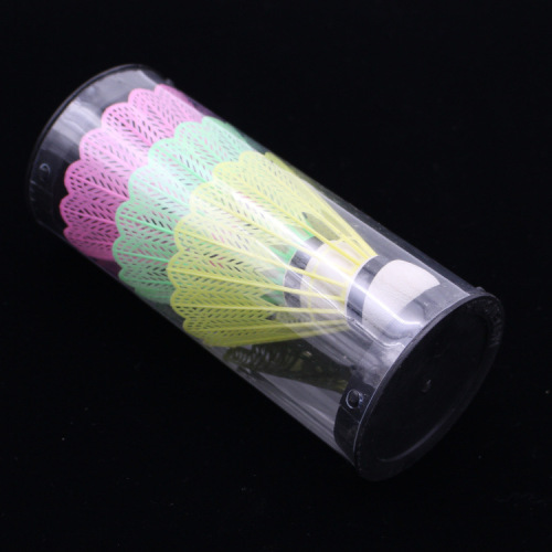 3 pvc transparent tube-mounted colored plastic foam ball head children‘s entertainment parent-child interactive badminton manufacturers direct sales