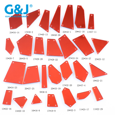 Taiwan mirror factory direct sale guojie triangle cut surface drill acrylic drill yiwu DIY fashion wholesale