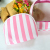 clear PVC bag, Pu stripe two-piece package, fashionable handbag gift bag, direct sale from the manufacturer