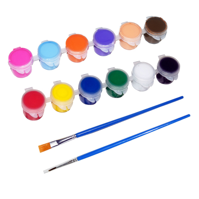 Manufacturers wholesale DIY Special pigment for color drawing Plaster paint 5ml watercolor 12 color pigment and pen 