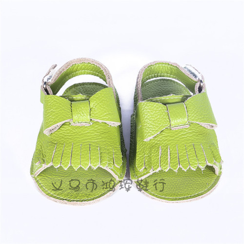 hot selling handmade sandals children‘s all-leather baby korean style sandals factory direct one-piece delivery