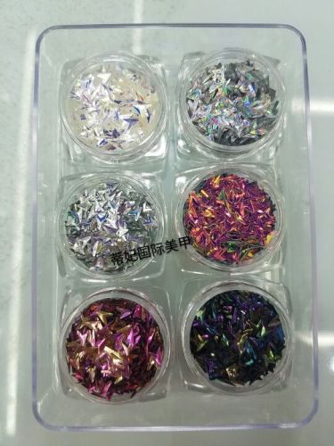 imported ultra-thin stereo v-shaped sequins