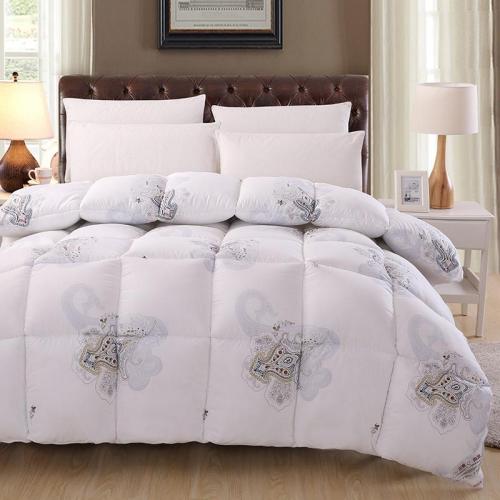 ywxuege new feather velvet thickened brushed warm winter quilt core-noble manor one white