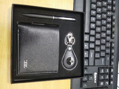 Wallet + Keychain + Pen 
