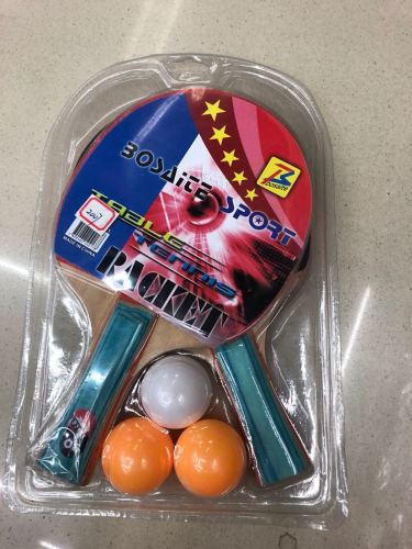 hot selling color handle table tennis racket wholesale student practice racket blister packaging