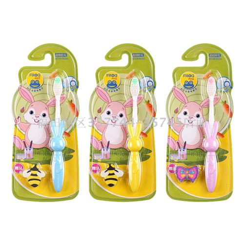 wholesale frog 822a cartoon children‘s soft-bristle toothbrush 0.02mm bristles