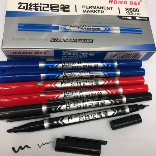 New Hook Line Marking Pen! High-Grade Ink Is Quick-Drying， Waterproof and Colorfast