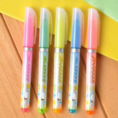 Supply Fluorescent Pen with Light Pen Mark Hatching Pen 6639 Universal Marking Pen