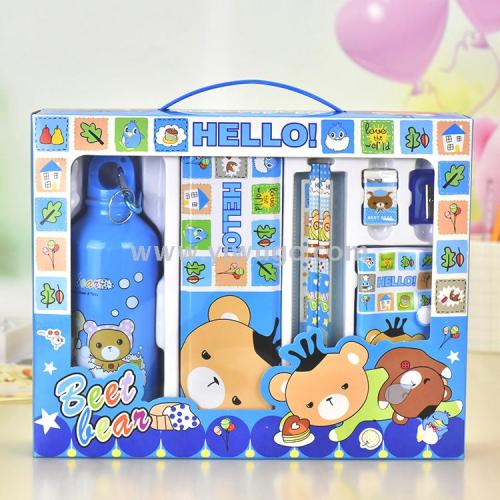 Kettle Children‘s Stationery Set Creative Stationery Gift Box Student Combination School Supplies