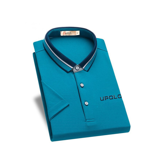 Factory Custom Modal Flip Polo Shirt Workwear Short Sleeve Advertising Shirt T-shirt Printed Logo