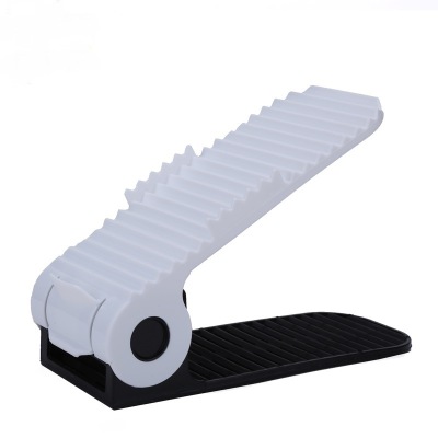 The fourth generation of The plastic shoe rack is adjustable simple shoe rack creative household