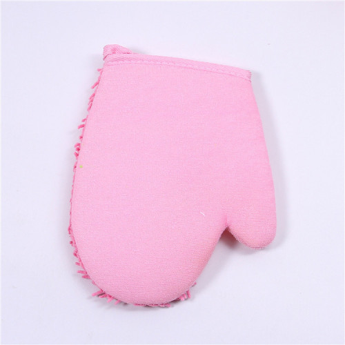 Factory Direct Sales Hot Sale Velvet Straight Mouth Gloves Simple and Comfortable Exfoliating Bath Must-Have Product