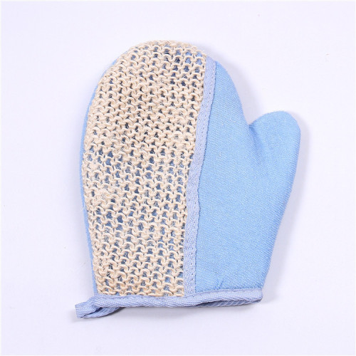 Factory Direct Selling Hot Sale Sisal Straight Mouth Gloves Simple and Comfortable Exfoliating Bath Essential Supplies 