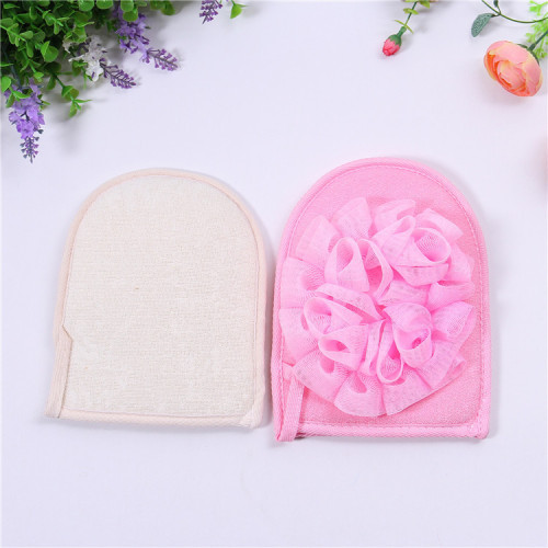 Factory Direct Sales Hot Sale Towel Cloth Mesh Sponge Gloves Simple， Comfortable， Soft， Delicate and Practical