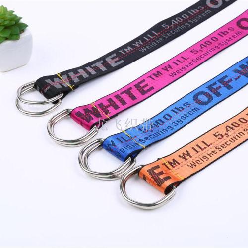 Fashion New Candy Color Women‘s Letters Belt Factory Direct Sales