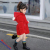 2018 autumn and winter new imitation fur warm fur fur girls red mud rabbit in the long coat children's clothing