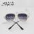 Stylish metallic frame trend for women's sunglasses 2201