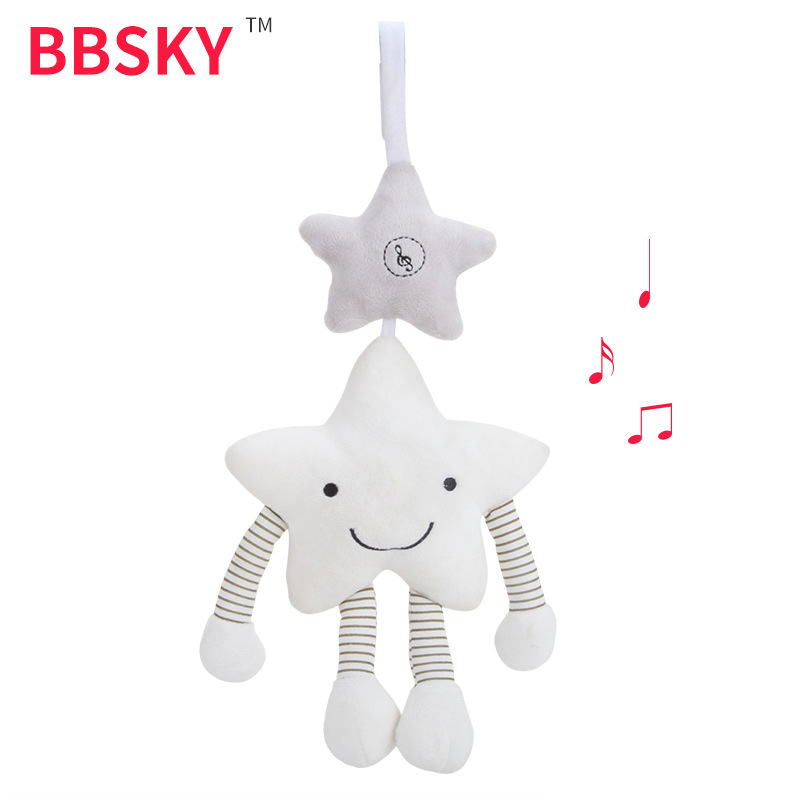 baby pentagonal star music windbell pendant sounding car hung up bed hung up bed bell accompanying t