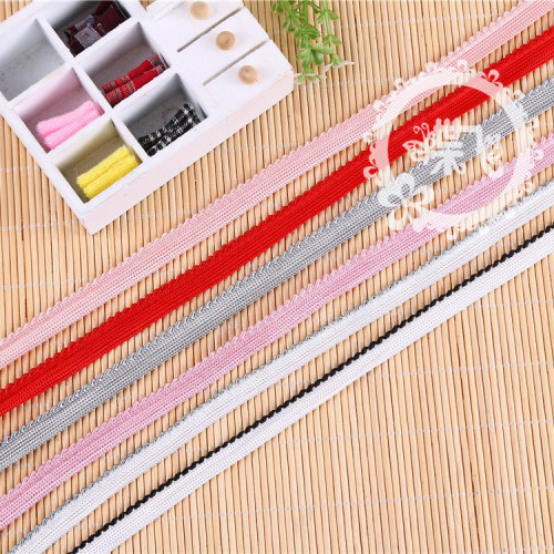 Factory Wholesale Polyester Mother and Child Belt Rolled Edge Rope Rolled Edge Rope Mother and Child Strip Small Tooth Edge Home Textile Quilt Pillow Trim