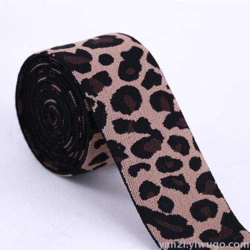 new leopard print elastic ribbon elastic ribbon hair accessories clothing accessories