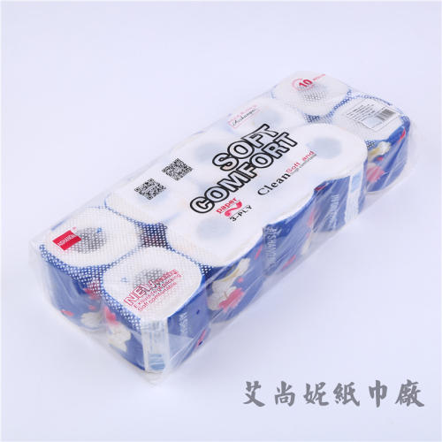 Roll Paper Tissue Household Web Toilet Paper Family Pack Hollow-Core Toilet Paper Tissue Toilet Paper