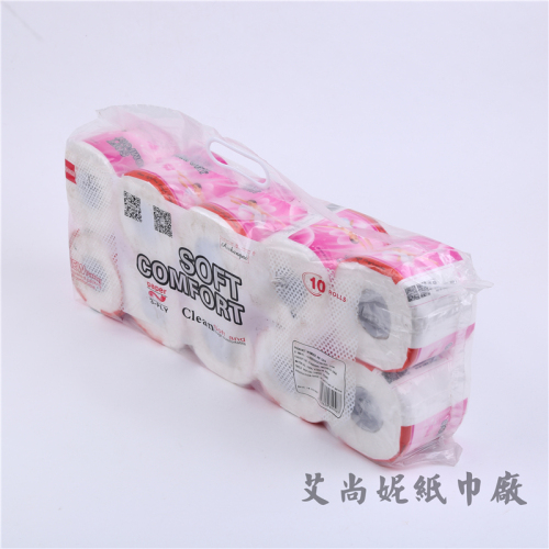 Roll Paper Toilet Paper Household Core 10 Web Hands Toilet Tissue Family Pack Tissue Toilet Paper