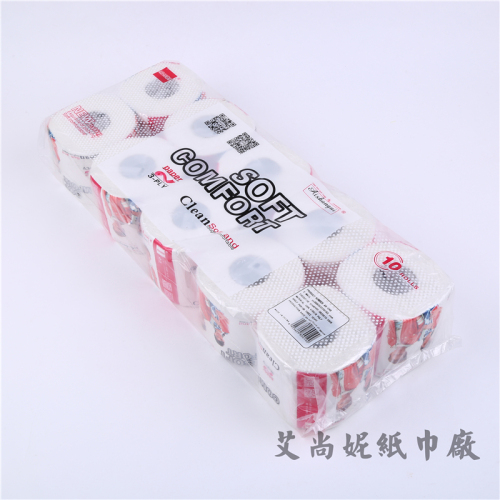Tissue Household Web Toilet Paper Family Pack Hollow-Core Tissue Toilet Paper
