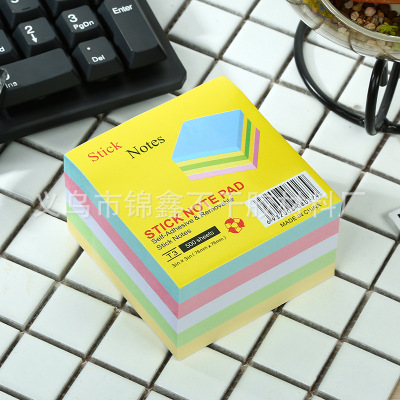 New creative shrink film sticky notes dispenser notepad many times pates memo wholesale