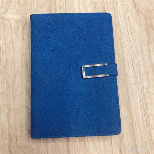 spot pu leather hardcover notebook boutique with magnetic buckle business office leather notebook customized wholesale