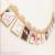 Baby Full-Year Layout Birthday Latte Art Hanging Flag Photo Frame Hanging Flag Banner Birthday Party Decoration Layout