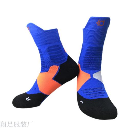 Deodorant Breathable Men‘s Socks Durant Basketball Socks Men‘s Socks Thickened Professional Elite Sports Socks