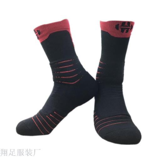 basketball sports socks men‘s medium and short tube quick-drying breathable wear-resistant marathon running socks