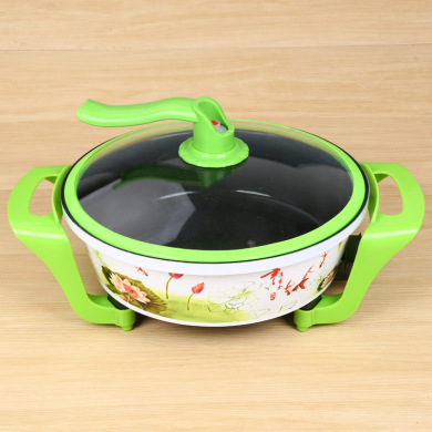 青花瓷超能魔力锅多功能韩式电热锅不粘锅