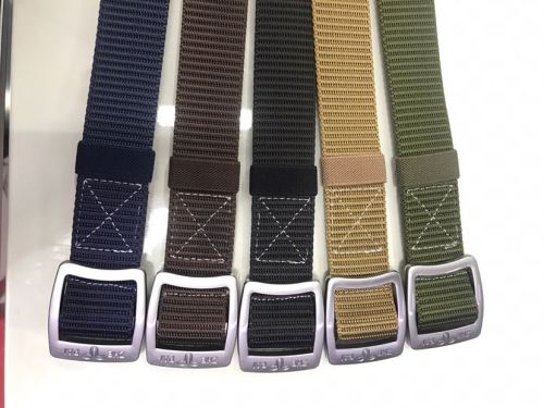 nylon student belt japanese buckle military training belt canvas belt