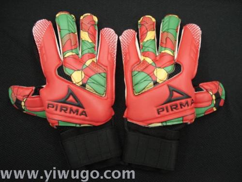 football goalkeeper full latex finger gloves factory direct door finger gloves