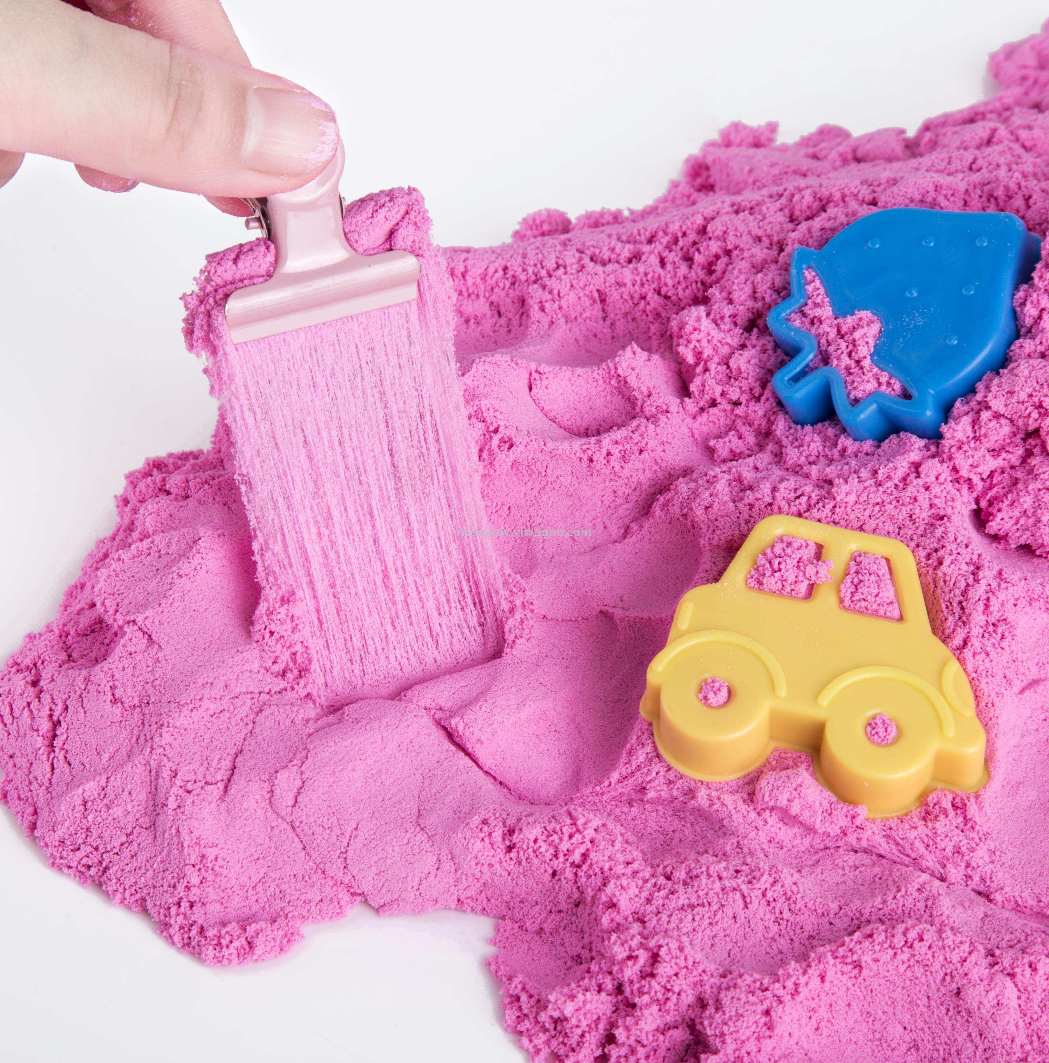 棉花沙拉力沙魔力沙环保无毒彩沙魔力沙厂家直销1500g装_浦江县月光