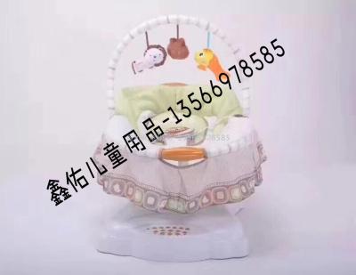 Baby rocking chair multi-function baby electric rocking chair cradle cradle swing remote control bluetooth connection