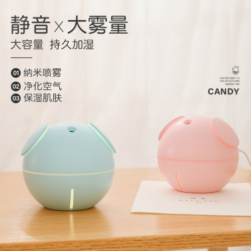 New Thinking Humidifier Large Capacity Colorful Atmosphere Lamp Air Purification Atomizer USB Small Desktop 