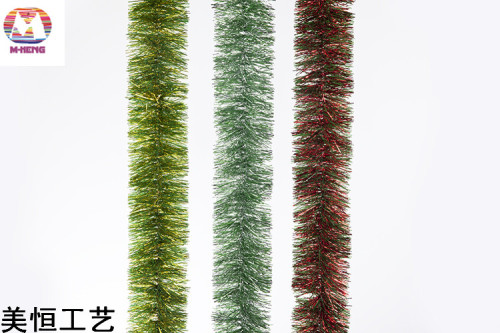 factory direct sales christmas color stripes christmas wedding supplies holiday decoration wool tops garland