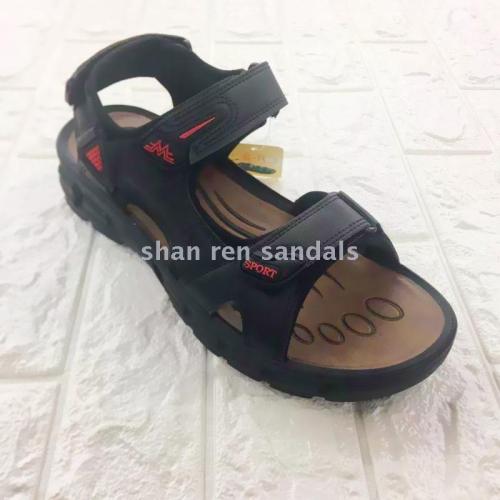 Beach Sandals New Platform Men‘s Large Size Beach Sandals Outdoor Leisure Non-Slip Wear-Resistant Beach Sandals
