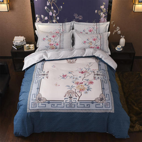 Yiwu Snow Pigeon Thickened Plush Warm Bed Sheet Type Short Brushed Three-Dimensional Flower Cloud Velvet Four-Piece Set
