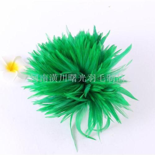 Factory Direct Wholesale Chicken Feather 4-6. 5-6. 6-8 Inch Multi-Color Can Be Ordered