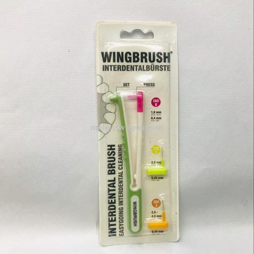Wingbrush， Flossing Device， Portable Oral Interdental Cleaning Dental Floss
