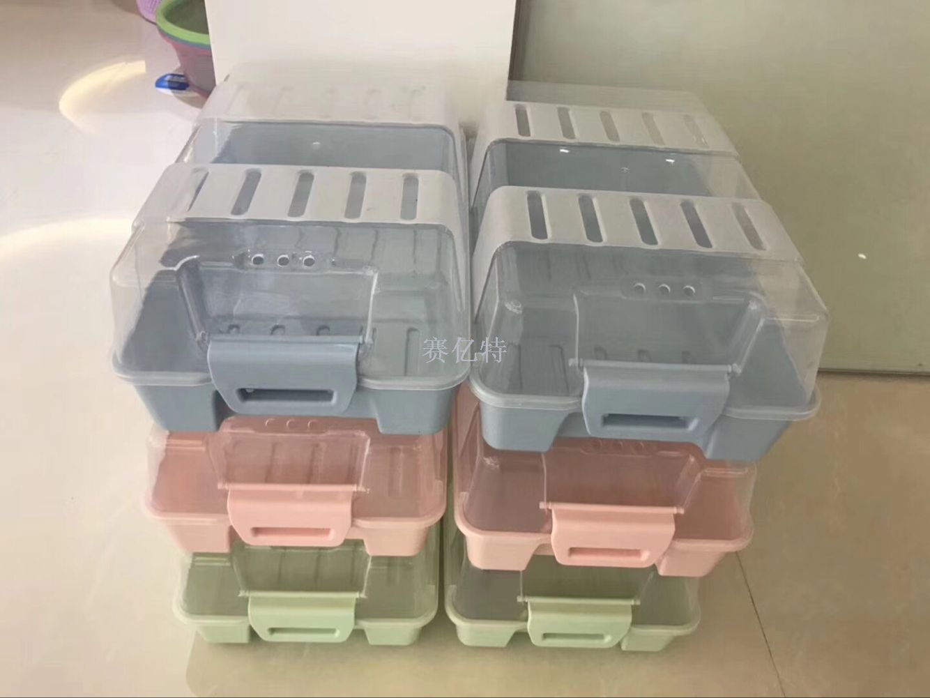 Creative shoe Box Transparent finishing Plastic shoe Box