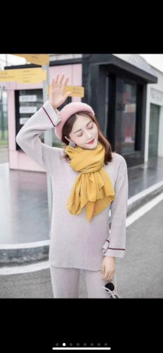autumn and winter 2018 autumn and winter new cotton pleated scarf monochrome small mesh pressure zou cotton and linen scarf korean