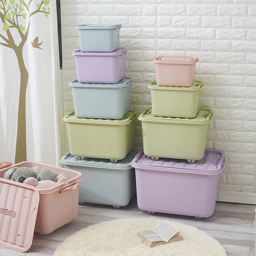 Supply 唯蔓塑料实色加厚被子收纳箱大号系列特储物箱衣物整理箱hl 1134